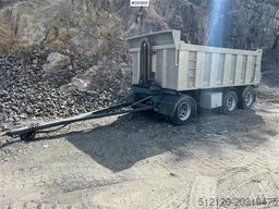 Maur car body 3 axle tow trailer