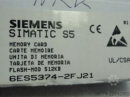 Siemens Simatic S5 Memory Card 6ES5374-2FJ21
