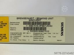 Siemens Simovert 6SE7016-4FS87-2DA0 Bremseinheit E Stand C -  - in geöffneter OVP