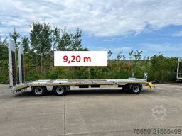 Möslein T 3-9,20 F  3 Achs Tieflader mit gerader Ladefläche 9 m, Neufahrzeug