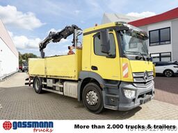 Mercedes-Benz Antos 1832 L 4x2, Heckkran Hiab 111BS-3 HiDuo,