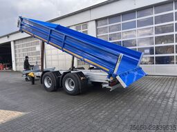 Möslein TTD 19 B  19 t Tandemkipper- Tieflader hydraulischer Klappe Breitbereifung