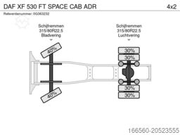 DAF XF 530 FT SPACE CAB ADR