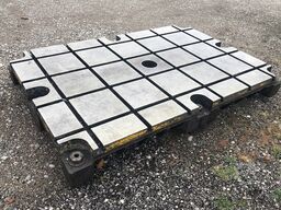 Taques acier rainurée - Steel Plates 2210 x 1500 x 260 mm