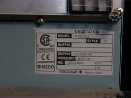  Yokagawa  DX220-3-2  DAQSTATION , Style S4 SN:12A344685
