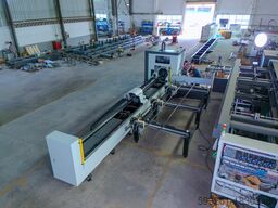 Glorystar Laser, 6kW Three-Chuck Laser Tube Cutter GS24HG