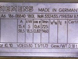 Siemens 1LA6 186-0BB40 180L