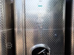 Stainless steel container made of V2A, cubic  