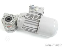 HEW / Miksch RF71L/4-B4 Motor SN:549765 mit Miksch RMI40F1 Winkelgetriebe