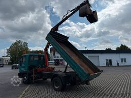 MAN 8.163 3 SEITEN KIPPER PALFINGER KRAN GREIFER AHK