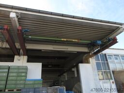 Demag Hallenkran Brückenkran Kran 1t Kran Seilzug PLV 1000Kg Spur 6,7m Hub 4m