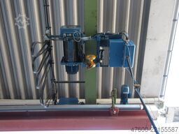 Demag Hallenkran Brückenkran Kran 1t Kran Seilzug PLV 1000Kg Spur 6,7m Hub 4m