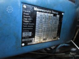 Demag Hallenkran Brückenkran Kran 1t Kran Seilzug PLV 1000Kg Spur 6,7m Hub 4m
