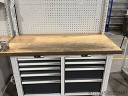 Hoffmann Garant Werkbank Ready Buche 9 Schubladen H950