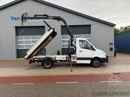 Mercedes-Benz 513 CDI, Crane Hiab 022-2 kipper