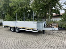 Möslein THT 11- G 6,2  Tandem Pritsche- Tieflader mit Rungentaschen