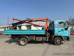 MAN LE 180 / Meiller / Palfinger PK 6500 + Greifer