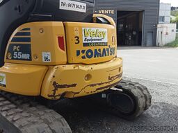 Komatsu PC55MR-5E0 with 3 buckets