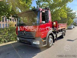 Mercedes-Benz Atego 1218 Kipper + Kran MKG HLK 76/Eu6/157tkm