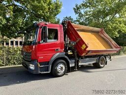 Mercedes-Benz Atego 1218 Kipper + Kran MKG HLK 76/Eu6/157tkm