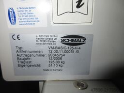 Schmalz Manipulator Abstapler 125KG VM Basic 125 H4 Vacuumheber 4 Näpfe