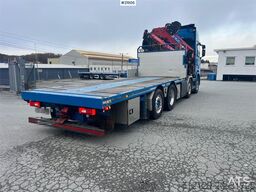 Scania R580 8x2 crane truck w/ 95t/m hmf crane, jib, winc