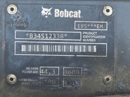 BOBCAT E85 * 3.100 h* 3 x Löffel * 1. Hand * Klima *