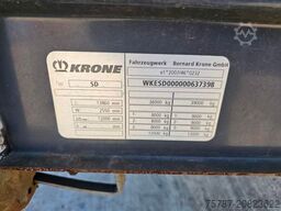 KRONE Gardine Mega, Anti Eis Dach,2 Liftachse,Hubdach