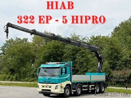 VOLVO FMX 410 *HIAB 322 EP-5 HIPRO/FUNK *8x4