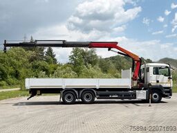 MAN TGS 26.360*PRITSCHE 7,60m *6x4 * KRAN/ FUNK
