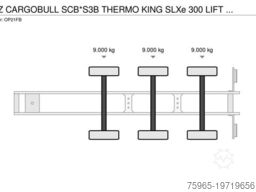SCHMITZ CARGOBULL SCB*S3B THERMO KING SLXe 300 LIFT AXLE HOLLAND T