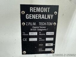 TECH TOM Linia wstępnego strugania 2021