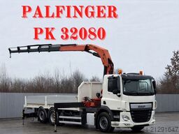 DAF CF 440 Pritsche 6,30 m + KRAN / FUNK * 6x2