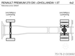 RENAULT PREMIUM 270 DXI +DHOLLANDIA 1.5T
