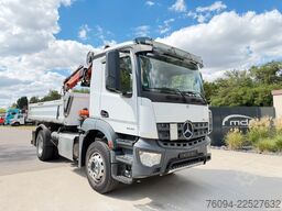 MERCEDES-BENZ Arocs 1832 4x2 Kipper Kran 13m FUNK AHK