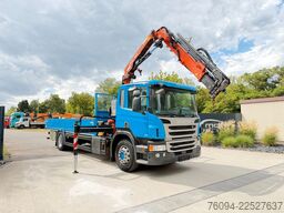 SCANIA P250 4x2 Pritsche KRAN 14m 5./6. Steuerkre FUNK