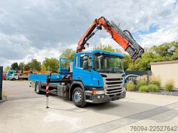 SCANIA P250 4x2 Pritsche KRAN 14m 5./6. Steuerkre FUNK