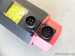 Fanuc A06B-0128-B575 AC Servo Motor SN: C98XC1650