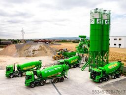 FABO Concrete Batching Plant 110 m3 Compact Concrete Batching Plant