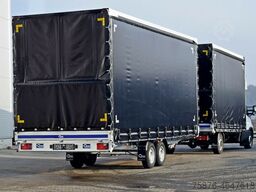 IVECO Daily  Speditionszug mit Anhänger Planenaufbau