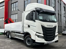 IVECO S-WAY 490/BAUSTOFF/KRAN PALFINGER ODER FASSI