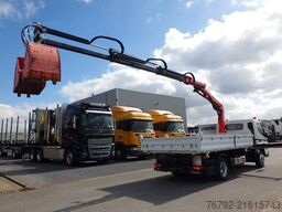 FUSO 7 C 18 Kipper 3,9m/Palfinger Kran/Greifer/2xAHK