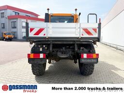 Unimog U 300 4x4, Kipper, VarioPilot, Kommunalhydraulik,