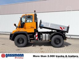 Unimog U 300 4x4, Kipper, VarioPilot, Kommunalhydraulik,