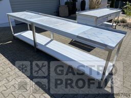  3400x700x900mm Aufkantung 50mm