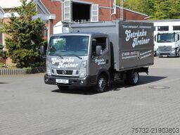 Nissan Cabstar Getränkekoffer Schwenkwände AHK Klima