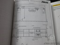 ABUS Hallenkran Brückenkran Kran ELV 5t NL 5000Kg Portalkran Kran 13500mm 131Std