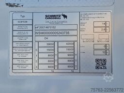 Schmitz Cargobull SCB*S3B - Frigo Schmitz - Hooks/Rohrbahnen/Vlee...