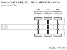 Fruehauf SAF AXLES, FULL AIR SUSPENSION