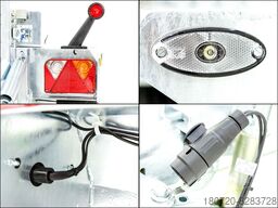 Temared Baumaschinenanhänger Builder 153x260cm 2,7t Rampe